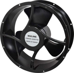 Value Collection - 115 Volts, AC, 550 CFM, Round Tube Axial Fan - 0.38 Amp Rating, 1,400 to 1,650 RPM, 10" High x 10" Wide x 3-1/2" Deep - Exact Tool & Supply