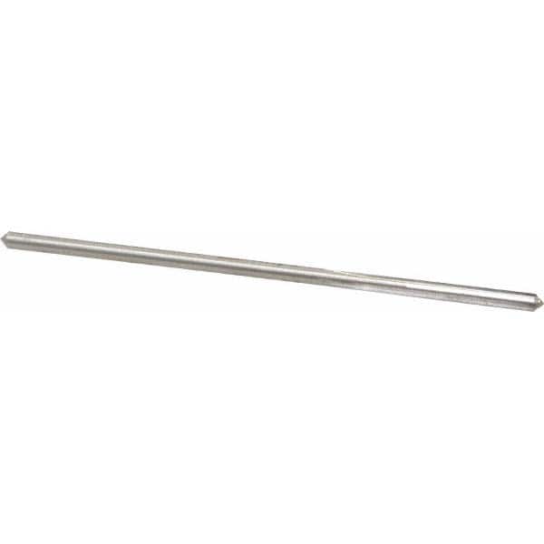 Made in USA - 0.123" High Speed Steel 4 Flute Dowel Pin Chucking Reamer - Exact Tool & Supply