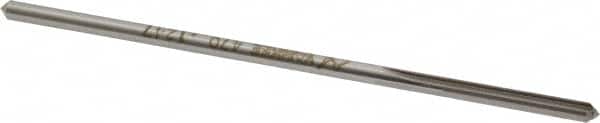 Made in USA - 0.1247" High Speed Steel 4 Flute Dowel Pin Chucking Reamer - Exact Tool & Supply