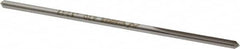 Made in USA - 0.1247" High Speed Steel 4 Flute Dowel Pin Chucking Reamer - Exact Tool & Supply