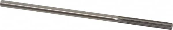 Made in USA - 0.187" High Speed Steel 6 Flute Dowel Pin Chucking Reamer - Exact Tool & Supply