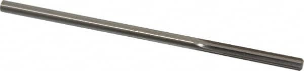 Made in USA - 0.248" High Speed Steel 6 Flute Dowel Pin Chucking Reamer - Exact Tool & Supply