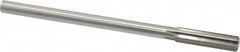 Made in USA - 0.437" High Speed Steel 6 Flute Dowel Pin Chucking Reamer - Exact Tool & Supply