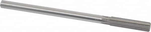 Made in USA - 0.4995" High Speed Steel 6 Flute Dowel Pin Chucking Reamer - Exact Tool & Supply