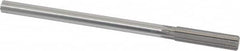 Made in USA - 0.4995" High Speed Steel 6 Flute Dowel Pin Chucking Reamer - Exact Tool & Supply