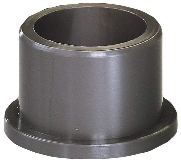 Igus - 1/2" Inside x 5/8" Outside Diam, Thermoplastic Sleeve Bearing - 7/8" Outside Diam, 1/16" Flange Thickness, 3/8" OAL - Exact Tool & Supply