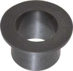 Igus - 1/2" Inside x 19/32" Outside Diam, Thermoplastic Sleeve Bearing - 7/8" Outside Diam, 0.046" Flange Thickness, 1/2" OAL - Exact Tool & Supply