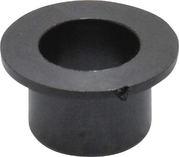 Igus - 3/8" Inside x 15/32" Outside Diam, Thermoplastic Sleeve Bearing - 11/16" Outside Diam, 0.046" Flange Thickness, 3/8" OAL - Exact Tool & Supply