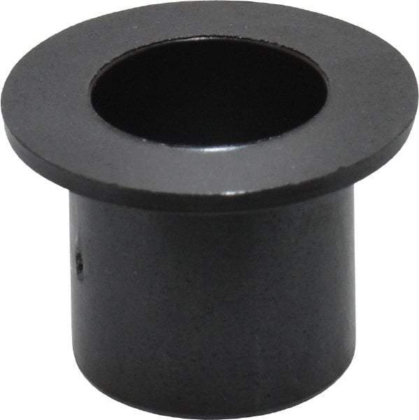 Igus - 3/8" Inside x 15/32" Outside Diam, Thermoplastic Sleeve Bearing - 11/16" Outside Diam, 0.046" Flange Thickness, 1/2" OAL - Exact Tool & Supply
