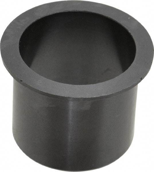 Igus - 1-1/2" Inside x 1-21/32" Outside Diam, Thermoplastic Sleeve Bearing - 2" Outside Diam, 0.078" Flange Thickness, 1-1/2" OAL - Exact Tool & Supply
