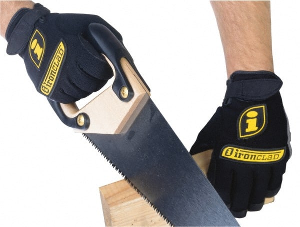 ironCLAD - Size S (7-8) Synthetic Leather Anti-Vibration/Impact Protection Work Gloves - Exact Tool & Supply