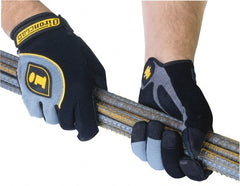 ironCLAD - Size 2XL (11-12) Synthetic Leather Anti-Vibration/Impact Protection Work Gloves - Exact Tool & Supply