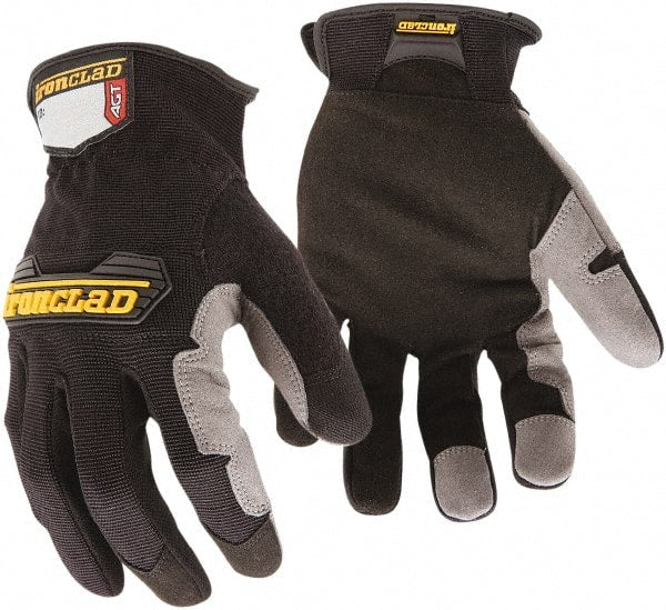 ironCLAD - Size XL (10-11) Synthetic Leather Anti-Vibration/Impact Protection Work Gloves - Exact Tool & Supply