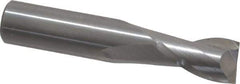 OSG - 5mm, 10mm LOC, 5mm Shank Diam, 51mm OAL, 2 Flute, Solid Carbide Square End Mill - Single End, Uncoated, Spiral Flute, 30° Helix, Centercutting, Right Hand Cut, Right Hand Flute, Series 412 - Exact Tool & Supply