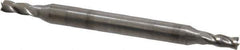 OSG - 5/64", 5/32" LOC, 1/8" Shank Diam, 1-1/2" OAL, 4 Flute, Solid Carbide Square End Mill - Double End, Uncoated, Spiral Flute, 30° Helix, Centercutting, Right Hand Cut, Right Hand Flute, Series 424 - Exact Tool & Supply