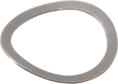 Gardner Spring - 0.194" ID x 0.242" OD, Grade 302 Stainless Steel Wave Disc Spring - 0.006" Thick, 0.03" Overall Height, 0.015" Deflection, 0.75 Lb at Deflection - Exact Tool & Supply