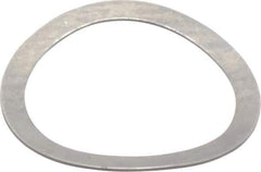 Gardner Spring - 0.243" ID x 0.305" OD, Grade 302 Stainless Steel Wave Disc Spring - 0.007" Thick, 0.03" Overall Height, 0.015" Deflection, 0.75 Lb at Deflection - Exact Tool & Supply