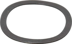 Gardner Spring - 0.397" ID x 0.484" OD, Grade 1074-1095 Steel Wave Disc Spring - 0.009" Thick, 0.029" Overall Height, 0.02" Deflection, 4 Lb at Deflection - Exact Tool & Supply