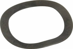 Gardner Spring - 0.459" ID x 0.608" OD, Grade 1074-1095 Steel Wave Disc Spring - 0.008" Thick, 0.037" Overall Height, 0.025" Deflection, 4 Lb at Deflection - Exact Tool & Supply