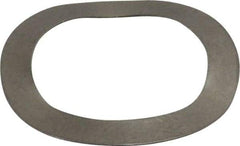 Gardner Spring - 0.531" ID x 0.734" OD, Grade 302 Stainless Steel Wave Disc Spring - 0.009" Thick, 0.05" Overall Height, 0.03" Deflection, 5.5 Lb at Deflection - Exact Tool & Supply