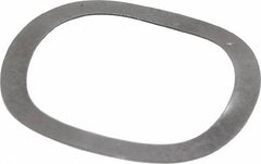 Gardner Spring - 0.839" ID x 1.08" OD, Grade 1074 Steel Wave Disc Spring - 0.012" Thick, 0.073" Overall Height, 0.036" Deflection, 10 Lb at Deflection - Exact Tool & Supply