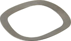 Gardner Spring - 1.051" ID x 1.351" OD, Grade 302 Stainless Steel Wave Disc Spring - 0.015" Thick, 0.099" Overall Height, 0.0336" Deflection - Exact Tool & Supply