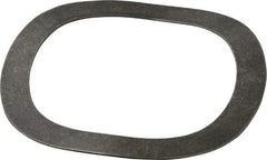 Gardner Spring - 3.047" ID x 3.917" OD, Grade 1074 Steel Wave Disc Spring - 0.042" Thick, 0.258" Overall Height, 0.128" Deflection, 120 Lb at Deflection - Exact Tool & Supply