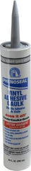 DAP - 10.01 oz Cartridge Silver Acrylic & Latex Caulk - 180°F Max Operating Temp, 30 min Tack Free Dry Time - Exact Tool & Supply
