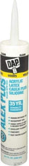 DAP - 10.1 oz Tube Clear Acrylic & Latex Caulk - -30 to 180°F Operating Temp, 30 min Tack Free Dry Time, 24 hr Full Cure Time - Exact Tool & Supply
