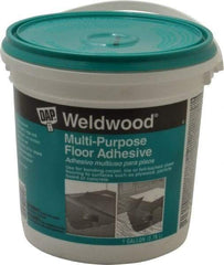 DAP - 128 Fluid Ounce Container, Off-White, Tub Synthetic Latex Construction Adhesive - 15 min Fixture Time, Indoor - Exact Tool & Supply