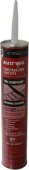 DAP - 28 Fluid Ounce Container, Tan, Cartridge Synthetic Latex Construction Adhesive - Service Temp from -20 to 120°F, Indoor, Outdoor - Exact Tool & Supply