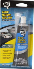 DAP - 2.8 oz Tube Clear RTV Silicone Joint Sealant - -40 to 400°F Operating Temp, 10 to 20 min Tack Free Dry Time, 24 hr Full Cure Time - Exact Tool & Supply