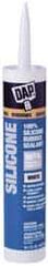 DAP - 10.1 oz Tube White RTV Silicone Joint Sealant - -40 to 400°F Operating Temp, 10 to 20 min Tack Free Dry Time, 24 hr Full Cure Time - Exact Tool & Supply