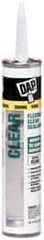 DAP - 10.1 oz Cartridge Clear Butyl Rubber Caulk - -30 to 200°F Operating Temp, 10 min Tack Free Dry Time - Exact Tool & Supply