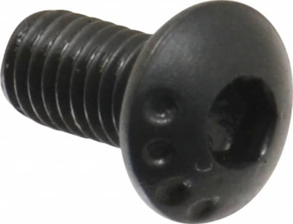 Made in USA - M3x0.50 Metric Coarse Hex Socket Button Cap Screw - Exact Tool & Supply