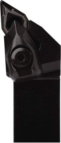 Seco - DDJN, Left Hand Cut, 93° Lead Angle, 1" Shank Height x 1" Shank Width, Negative Rake Indexable Turning Toolholder - 6" OAL, DNMG 432 Insert Compatibility, Series Dual Clamp - Exact Tool & Supply