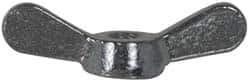 Made in USA - 5/16-18 UNC, Zinc Plated, Iron Standard Wing Nut - Grade 32510, 3" Wing Span, 3/4" Wing Span, 1" Base Diam - Exact Tool & Supply