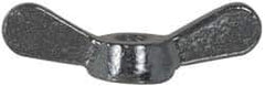 Value Collection - 3/8-16 UNC, Uncoated, Steel Standard Wing Nut - Grade 1015-1025, 3" Wing Span, 3/4" Wing Span, 1" Base Diam - Exact Tool & Supply