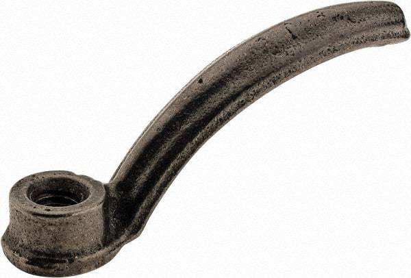 Value Collection - 1/2-13, #4, Ductile Iron Adjustable Clamping Handle Nut - 1-1/8" Flange OD - Exact Tool & Supply