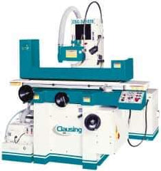 Clausing - 20 Inch Long x 10 Inch Wide Table, 5 to 25 m per Min, 3 Phase, Automatic Floor Machine Surface Grinder - 3 hp, 3,450 RPM Spindle Speed, 230/460 Volts, 95 Inch Overall Length, 1-1/4 Inch Arbor Hole Diameter - Exact Tool & Supply