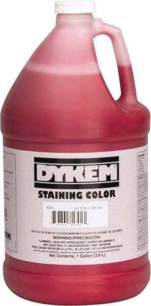Dykem - 1 Gallon Red Staining Color - Bottle - Exact Tool & Supply