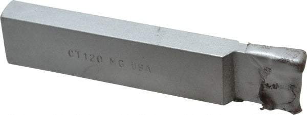 Accupro - 1 x 1/2" Shank, Cutoff & Grooving Single Point Tool Bit - CT-120 - Exact Tool & Supply