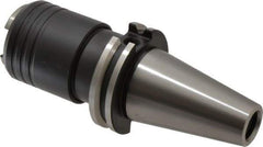 Bilz - CAT40 Taper Shank Rigid Tapping Adapter - 1/4 to 7/8" Tap Capacity, 3.5" Projection, Size 2 Adapter, Quick Change, Through Coolant - Exact Tool & Supply
