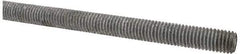 Made in USA - 1/2-13 UNC (Coarse), 6' Long, Low Carbon Steel Threaded Rod - Hot-Dipped Galvanized Finish, Right Hand Thread - Exact Tool & Supply
