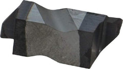 Kennametal - 3031NRP Grade KC5010, 1.58mm Cutting Width Carbide Grooving Insert - 2.39mm Max Depth of Cut, Right Hand, 0.79mm Corner Radius, TiAlN Finish - Exact Tool & Supply