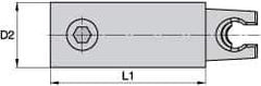 Kennametal - KM3225, 2.362 Inch Long, Modular Tool Holding Extension - 1.26 Inch Body Diameter x 3.149 Inch Overall Length - Exact Tool & Supply