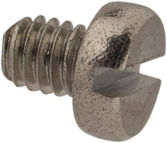 Value Collection - M2.5x0.45 Metric Coarse, 3mm Length Under Head Slotted Drive Machine Screw - Fillister Head, Grade 18-8 & A2 Stainless Steel, Uncoated, Without Washer - Exact Tool & Supply