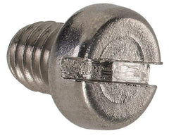 Value Collection - M5x0.80 Metric Coarse, 6mm Length Under Head Slotted Drive Machine Screw - Fillister Head, Grade 18-8 & A2 Stainless Steel, Uncoated, Without Washer - Exact Tool & Supply