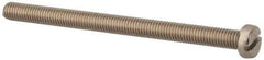 Value Collection - M5x0.80 Metric Coarse, 70mm Length Under Head Slotted Drive Machine Screw - Fillister Head, Grade 18-8 & A2 Stainless Steel, Uncoated, Without Washer - Exact Tool & Supply
