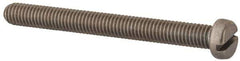 Value Collection - M6x1.00 Metric Coarse, 60mm Length Under Head Slotted Drive Machine Screw - Fillister Head, Grade 18-8 & A2 Stainless Steel, Uncoated, Without Washer - Exact Tool & Supply